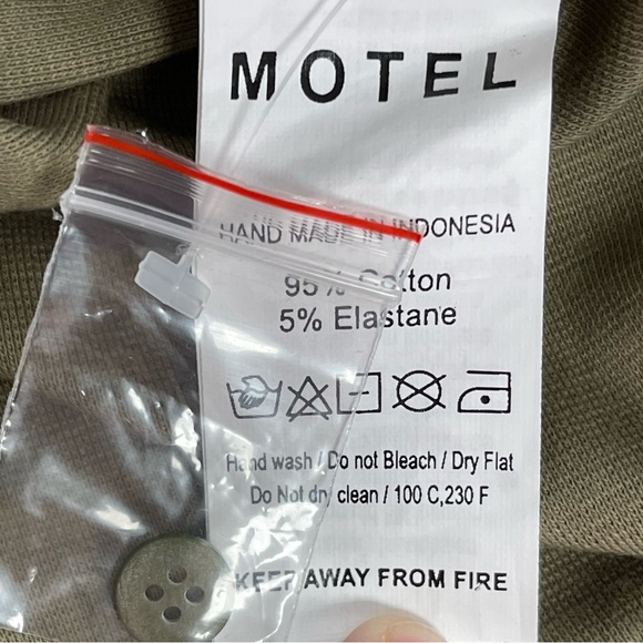 Motel Rocks Jeelo Bodycon Dress - Eucalyptus - NWT - Picture 7 of 7